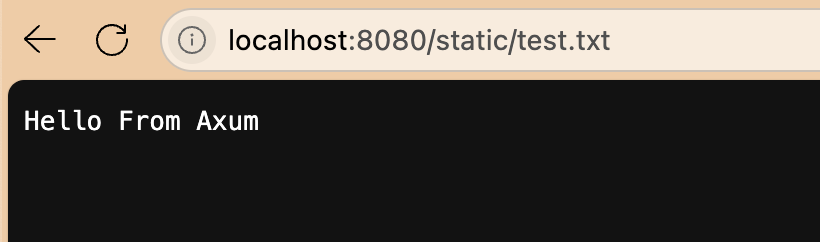Serve Static